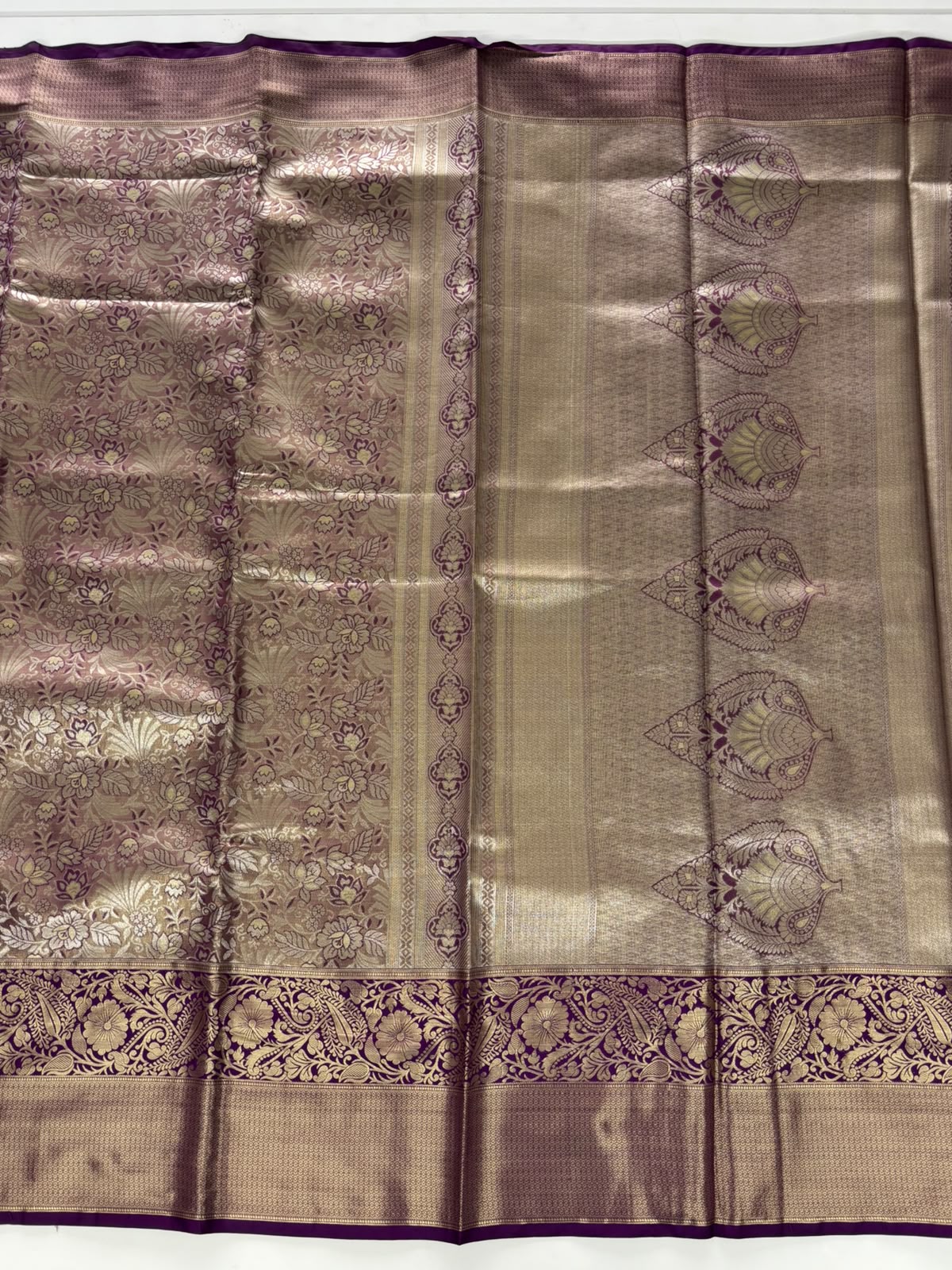 New Function Wear Kanjivaram Silk Jacquard Border Saree With Blouse Piece