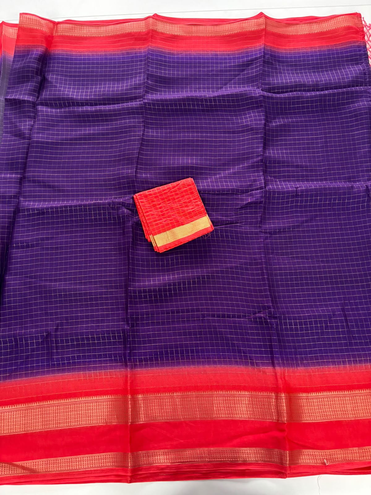 New Festive Wear Silk Jacquard Border Fancy Saree With Blouse Piece