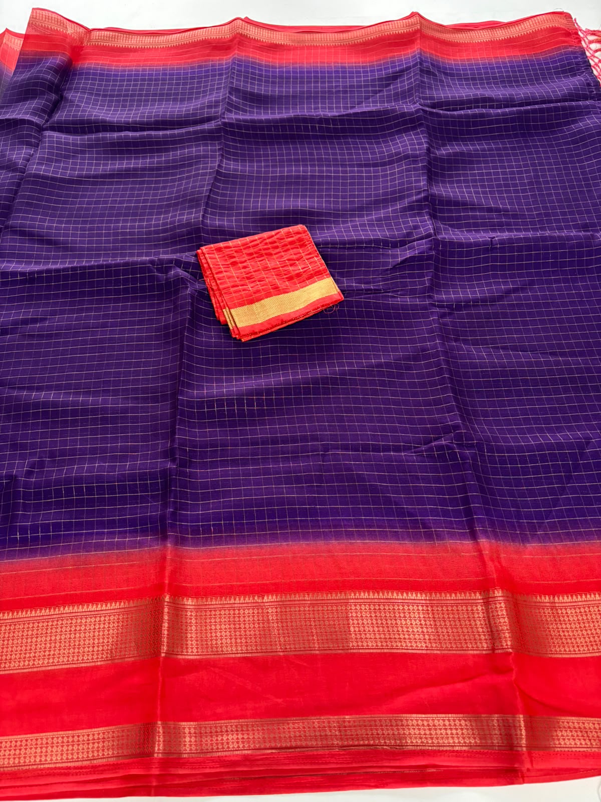 New Festive Wear Silk Jacquard Border Fancy Saree With Blouse Piece