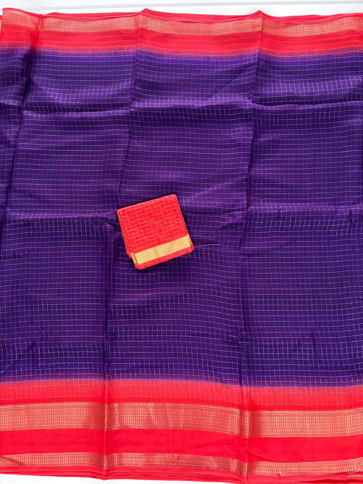 New Festive Wear Silk Jacquard Border Fancy Saree With Blouse Piece