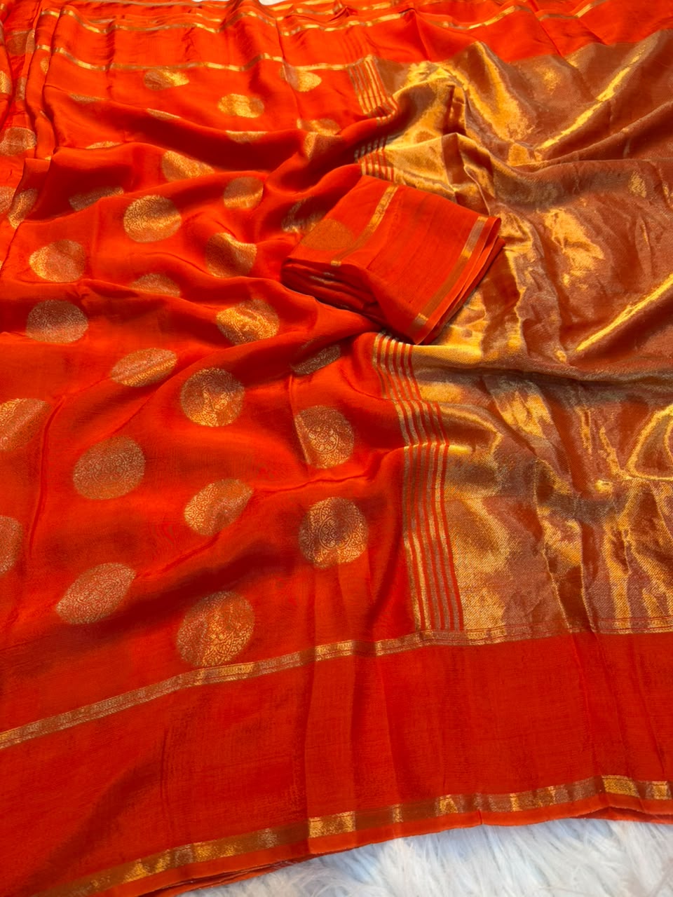 Forbearance Festive Wear Viscose Dola Silk Jacquard Border n Rich Pallu Fancy Saree With Blouse Piece