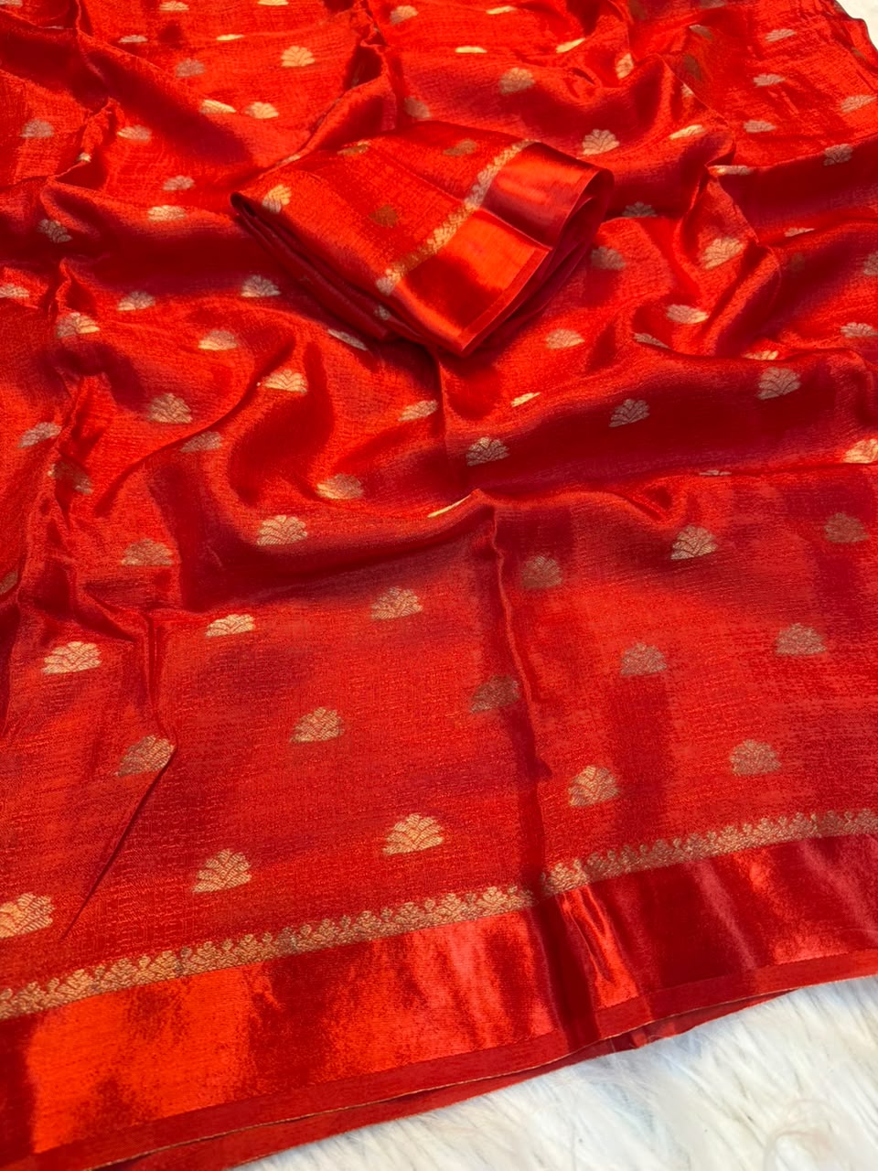Adorning Function Wear Viscose Silk Jacquard Zari Work Fancy Saree With Matching Blouse Piece