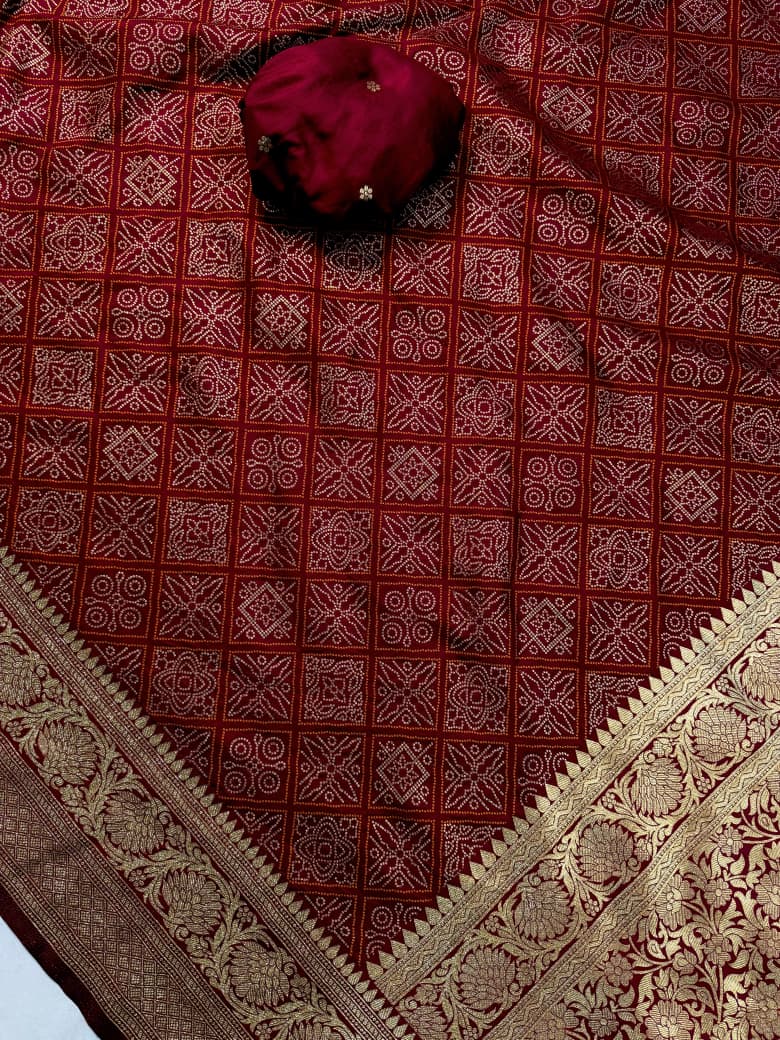 Opulent Wedding Wear Silk Jacquard Zari Border n Rich Pallu Designer Saree For Occasion