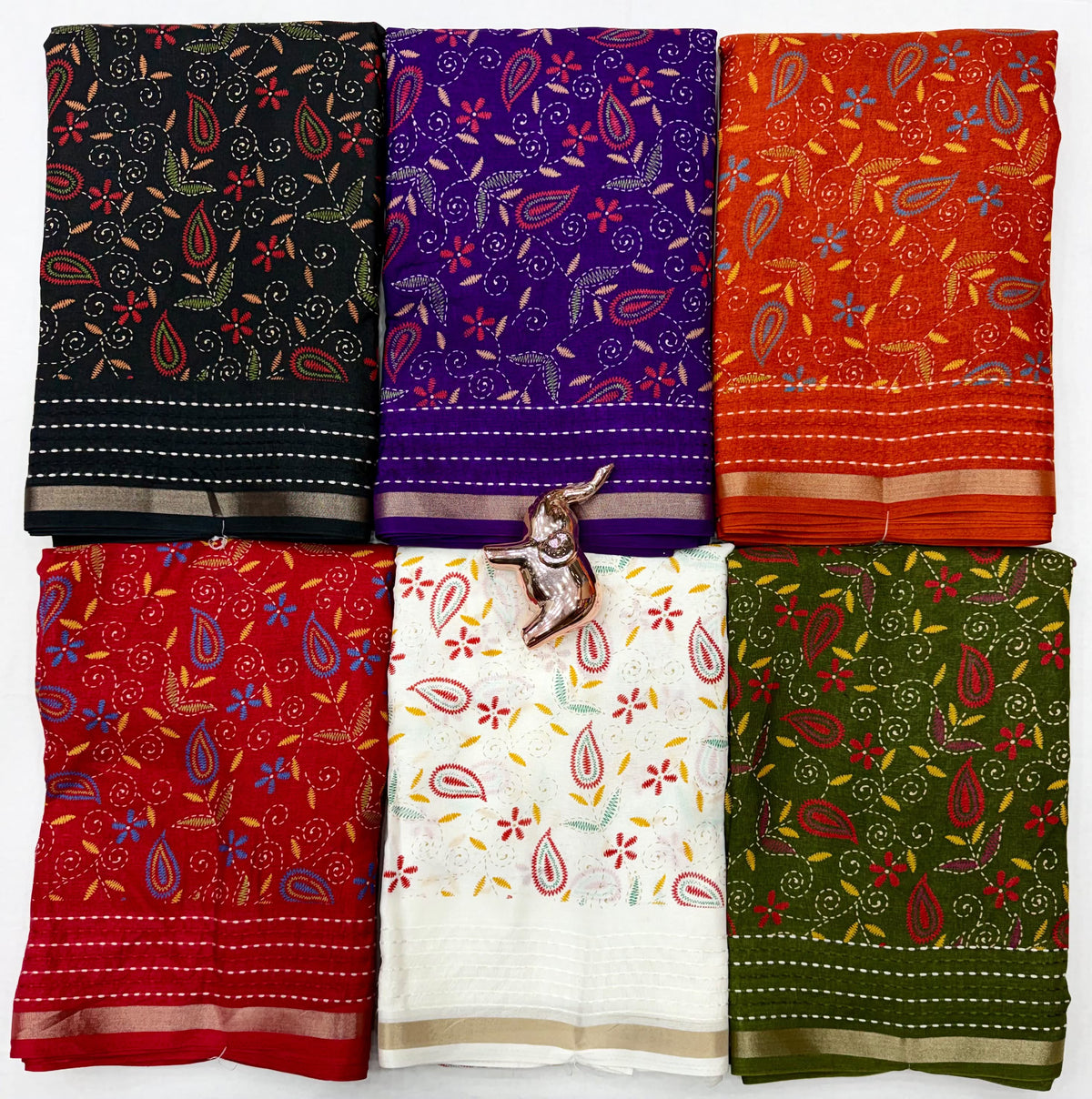 Charismatic Function Wear Silk Thread Work Fancy Designer Saree Matching Blouse Piece