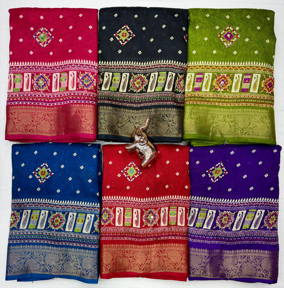 Charismatic Wedding Wear Tussar Silk Zari Weaving Border n Tussels Work Designer Saree With Blouse Piece