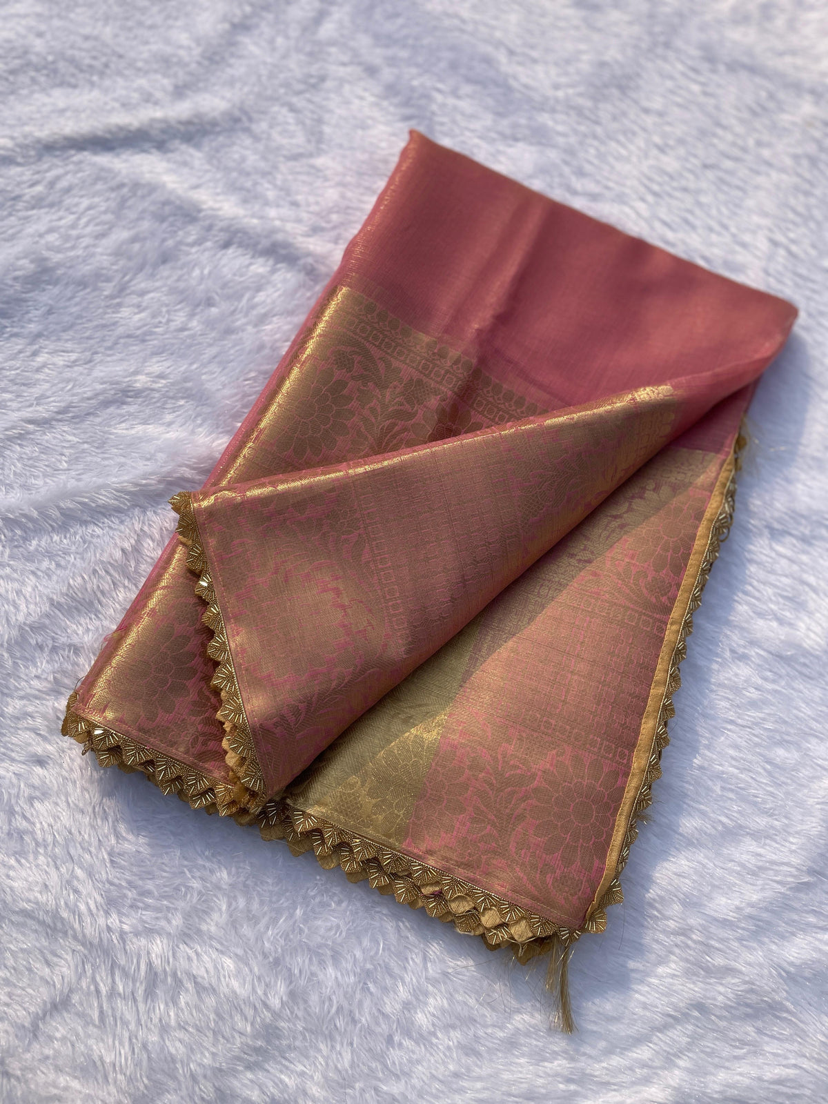 New Wedding Wear Banarasi Kota Tissue Silk Zari Weaving Saree With Blouse