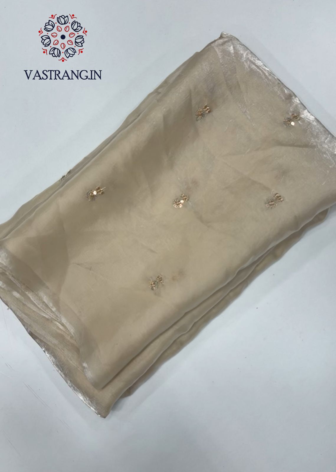 New Partywear Space Silk Fabric Sequence Emboridery Work Fancy Designer Saree With Blouse