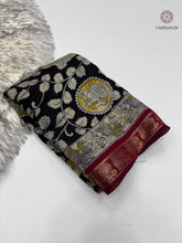 Load image into Gallery viewer, New Pure Mangalkari Viscouse Silk Print n Weaving Work Fancy Designer Festive Wear Saree for Women
