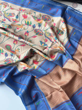 Load image into Gallery viewer, Latest Festive Wear Soft Cotton Print With Latkan Work Fancy Designer Saree With Blouse
