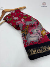 Load image into Gallery viewer, New Wedding Wear Pure Mangalkari Viscouse Silk Print n Weaving Work Fancy Designer Saree
