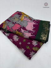 Load image into Gallery viewer, New Wedding Wear Pure Mangalkari Viscouse Silk Print n Weaving Work Fancy Designer Saree
