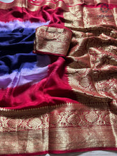 Load image into Gallery viewer, New Festival Wear Multicolor Georgette Kanchi Zari Weaving Work Fancy Designer Saree
