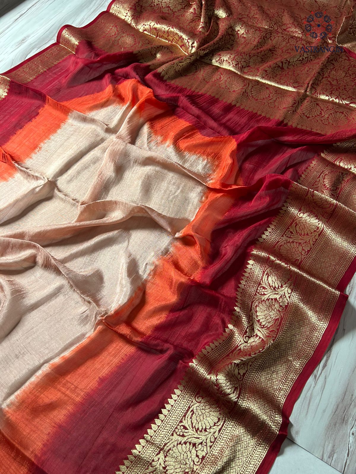 New Festival Wear Multicolor Georgette Kanchi Zari Weaving Work Fancy Designer Saree