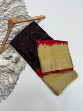 Load image into Gallery viewer, New Festive Wear Multi Color Dola Silk Jacquard Zari n Print Work Fancy Designer Saree With Blouse
