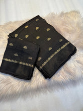 Load image into Gallery viewer, New Festive Wear Pure Soft Viscose Jute Zari Jacquard Weaving Work Fancy Designer Saree With Blouse
