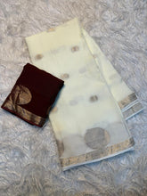 Load image into Gallery viewer, Entrancing Party Wear Pure Soft Viscose Silk Zari Work Fancy Designer Saree With Blouse
