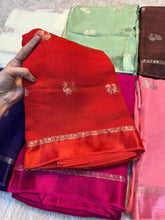Load image into Gallery viewer, Forbearance Function Wear Pure Soft Viscose Silk Jacquard Design n Satin Border Fancy Designer Saree With Blouse Piece
