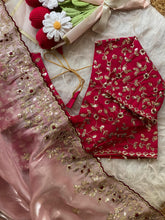 Load image into Gallery viewer, New Wedding Wear Silk Embroidery n Sequence Work Fancy Designer Saree With Stitched Blouse
