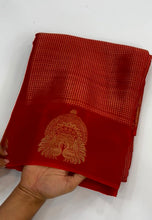Load image into Gallery viewer, Scrupulous Festive Wear Silk Heavy Zari Weaving Work Fancy Designer Saree With Blouse Piece
