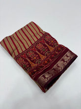 Load image into Gallery viewer, Charming Party Wear Pure Sibori Viscose Silk Print With Jacquard Work Rich Pallu Fancy Designer Saree
