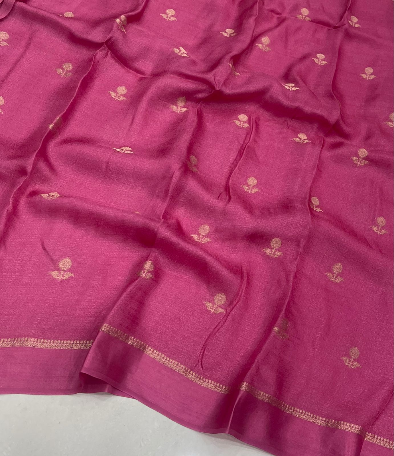 Adorning Party Wear Pure Soft Viscose Silk Jacquard Design n Satin Border Fancy Designer Saree With Blouse Piece