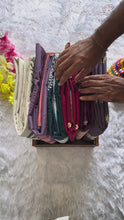 Load and play video in Gallery viewer, New Wedding Wear Maroon Color Roman Silk Embroidery n Sequence Work Designer Straight Kurta With Trouser n Dupatta Set
