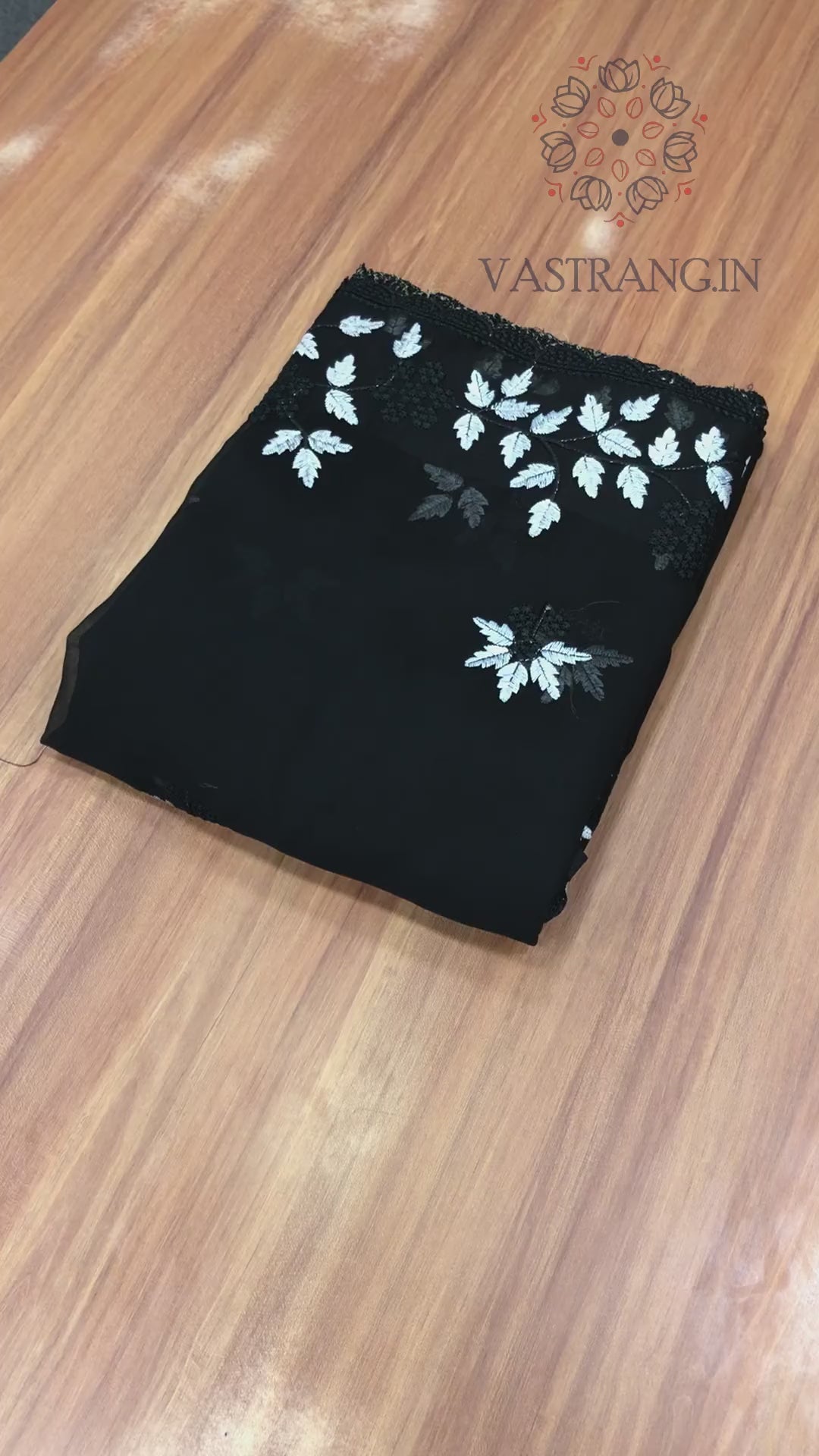 New Function Wear Georgette Embroidered With Scalloped Cut Work Fancy Designer Saree