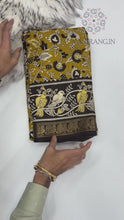 Load and play video in Gallery viewer, Dazzling Party Wear Pure Mangalkari Viscose Silk Print With Jacquard Work Rich Pallu Fancy Designer Saree For Women
