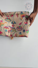 Load and play video in Gallery viewer, Latest Festive Wear Soft Cotton Print With Latkan Work Fancy Designer Saree With Blouse
