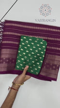 Load and play video in Gallery viewer, New Party Wear Pure Dola Silk Jari Butti With Jacquard Border Designer Blouse Saree For Women
