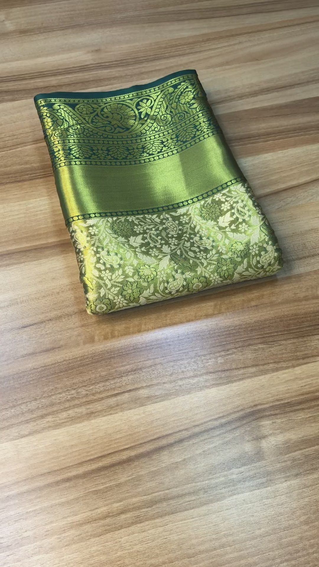 New Wedding Wear Green Color Kanjivaram Silk Pure Zari Weaving with Beautiful Meena Weaving Saree With Blouse