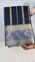 Load and play video in Gallery viewer, New Wedding Wear Banarasi Soft Silk Jacquard Weaving Work Fancy Designer Saree

