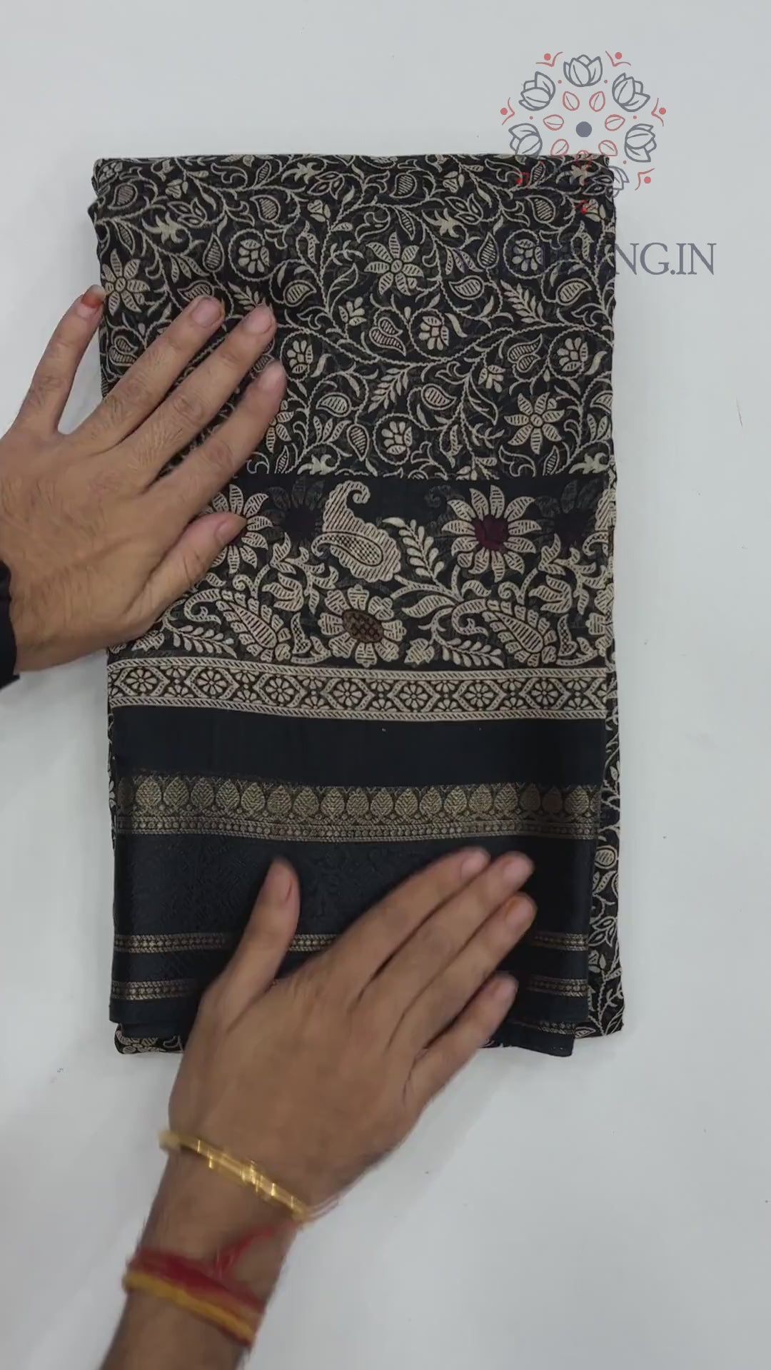 Charming Pure Soft Cotton Silk Print With Jacquard Border Work Saree With Blissful Blouse Piece