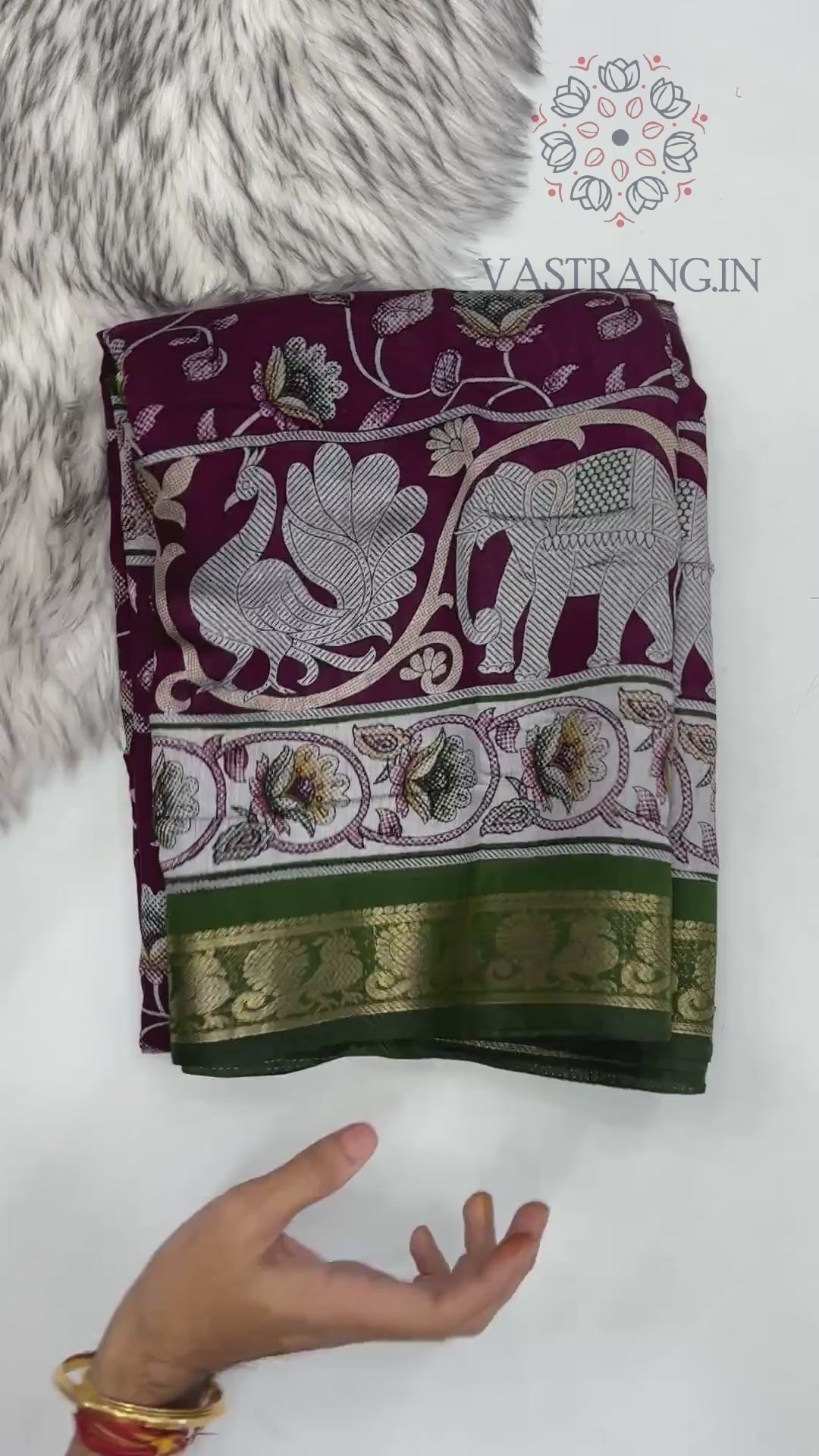 Incomparable Party Wear Pure Mangalkari Viscose Silk Print With Jacquard Work Rich Pallu Fancy Designer Saree For Occasion