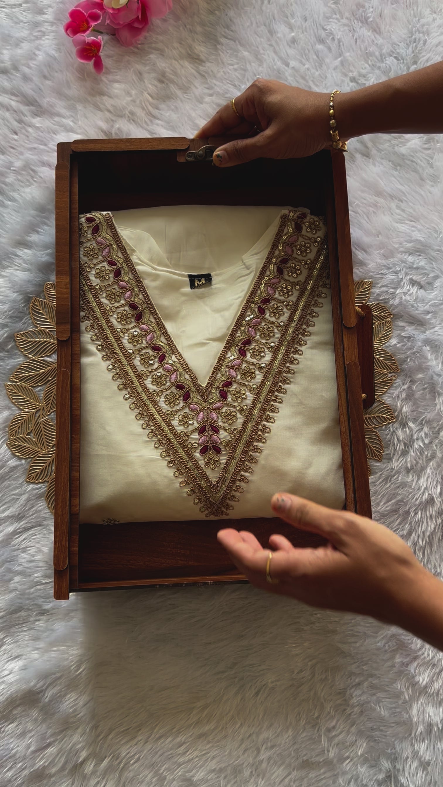New Wedding Wear White Color Roman Silk Embroidery n Sequence Work Designer Straight Kurta With Trouser n Dupatta Set