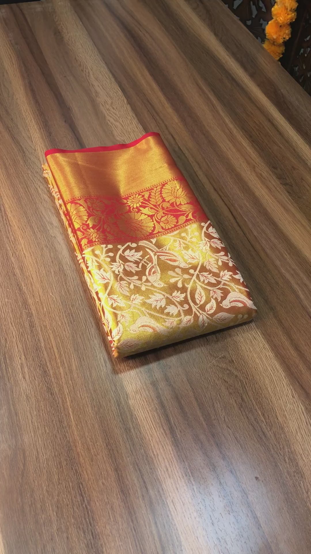 New Wedding Wear Red Color Kanjivaram Silk Pure Zari Weaving with Beautiful Meena Weaving Saree