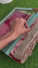 Load and play video in Gallery viewer, New Wedding Wear Banarasi Tissue Silk Jacquard n Heavy Lace Work Fancy Designer Saree
