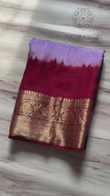 Load and play video in Gallery viewer, New Festival Wear Multicolor Georgette Kanchi Zari Weaving Work Fancy Designer Saree
