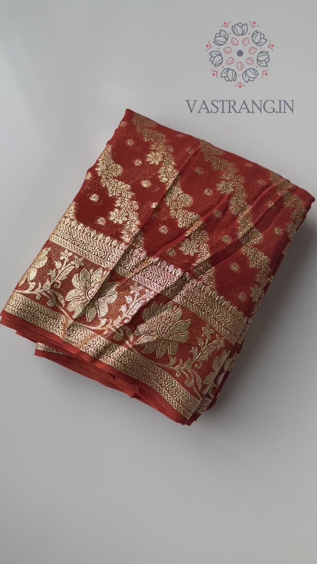 Beautiful Party Wear Viscose Georgette Zari Work Embroidery Stiched Blouse Saree for Ceremonial Occasion