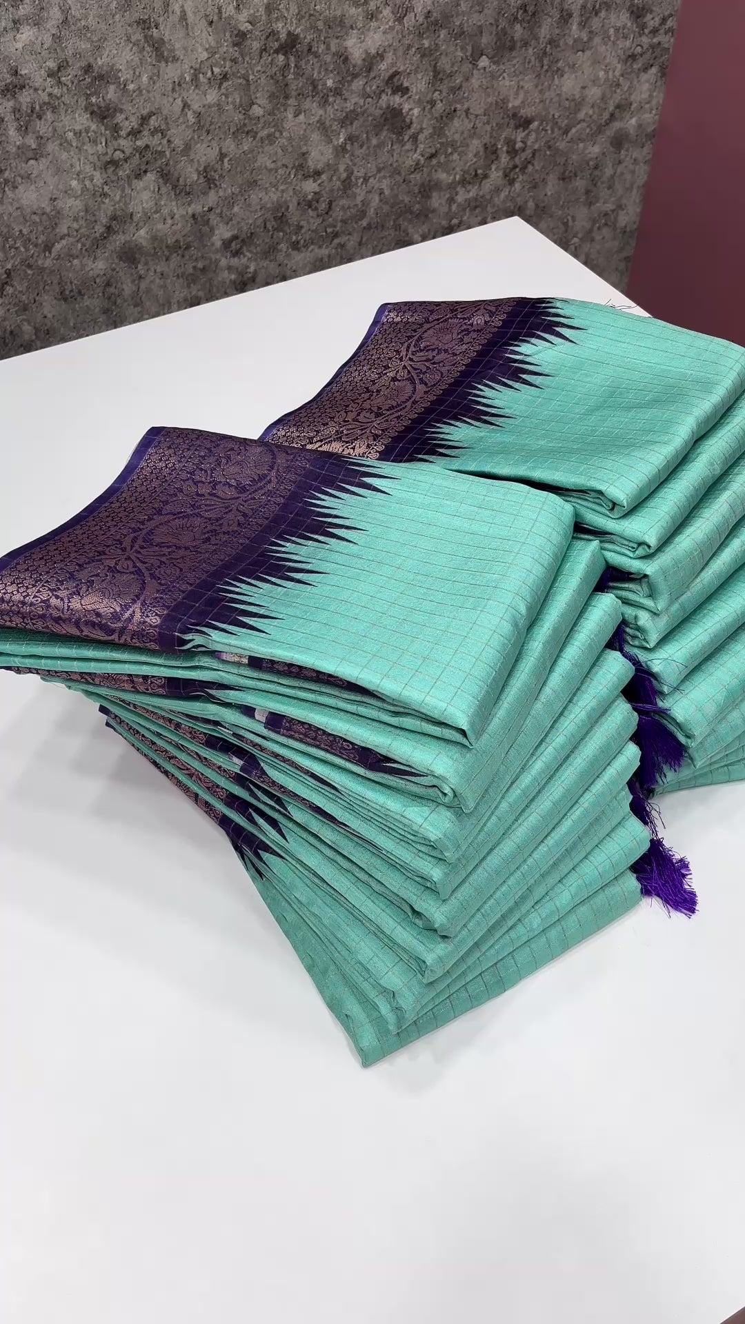 New Wedding Wear Sky blue Colour Soft Chanderi Digital Print with Jaquard weaving Border work Saree