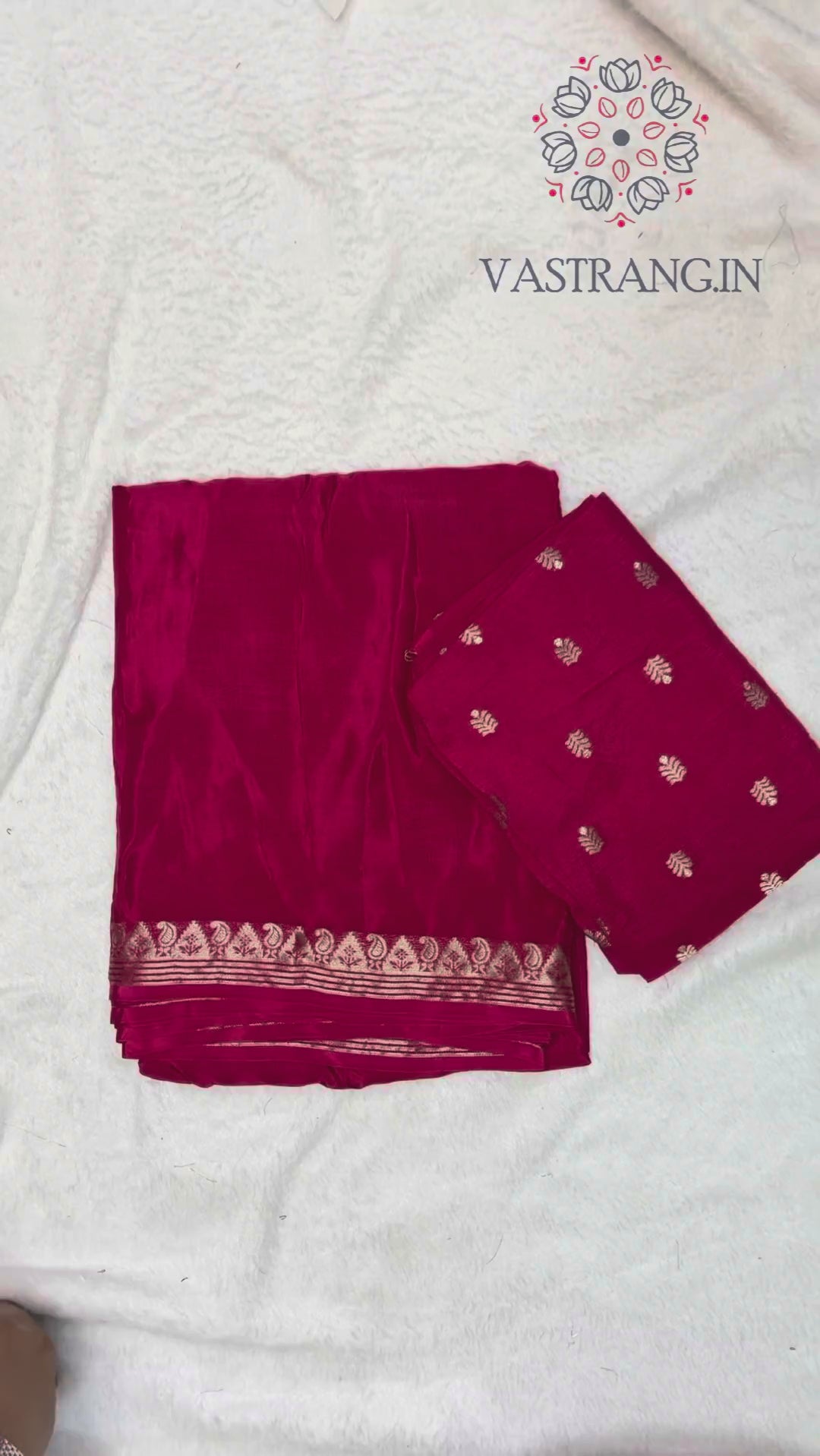 Glamorous Function Wear Rani Colour Mysore Pure Crape Silk Design Border Fancy Designer Saree For Wedding