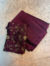 Load image into Gallery viewer, Excellent Party Wear Rangoli Crush Silk Thread n Sequence Work Blouse With Designer Saree
