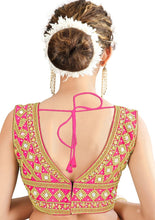 Load image into Gallery viewer, New Party Wear Real Mirror n Embroidery Work Fancy Designer Stitched Blouse Design
