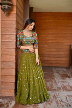 Load image into Gallery viewer, New Wedding Wear Embroidery Work Fancy Designer Lehenga Choli With Jacket
